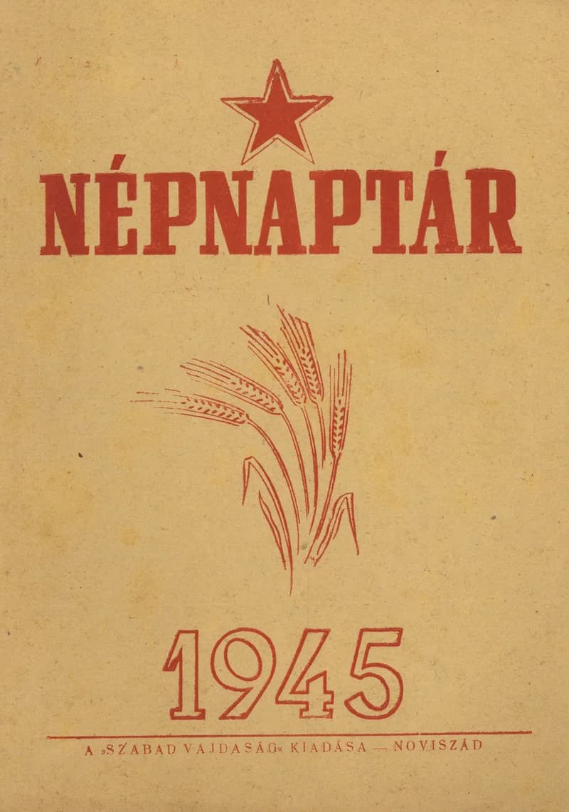 Magyar Szó Naptár, 1. évf. 1945. 1. sz.