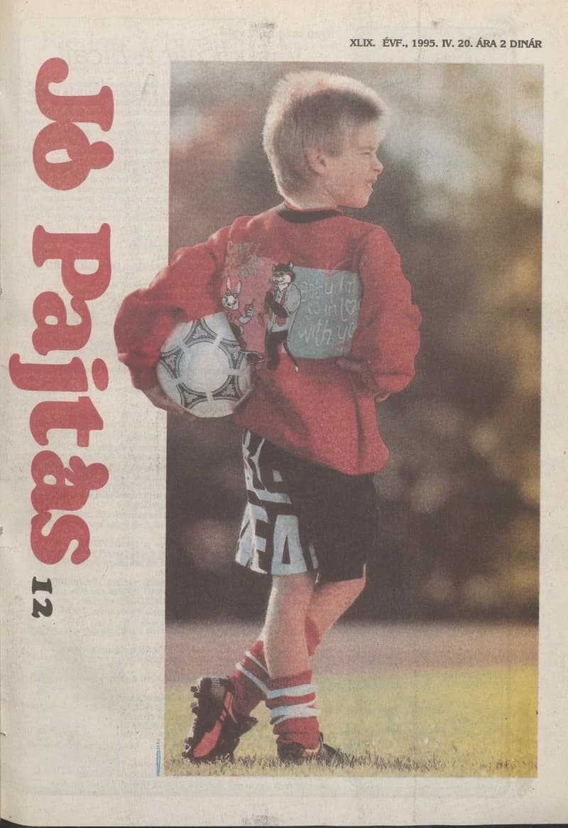 Jó Pajtás, 49. évf. 1995. április 20. 12. sz.