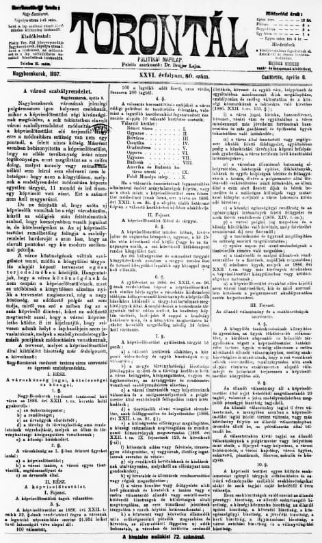 Torontál, 26. évf. 1897. április 8. 80. sz.