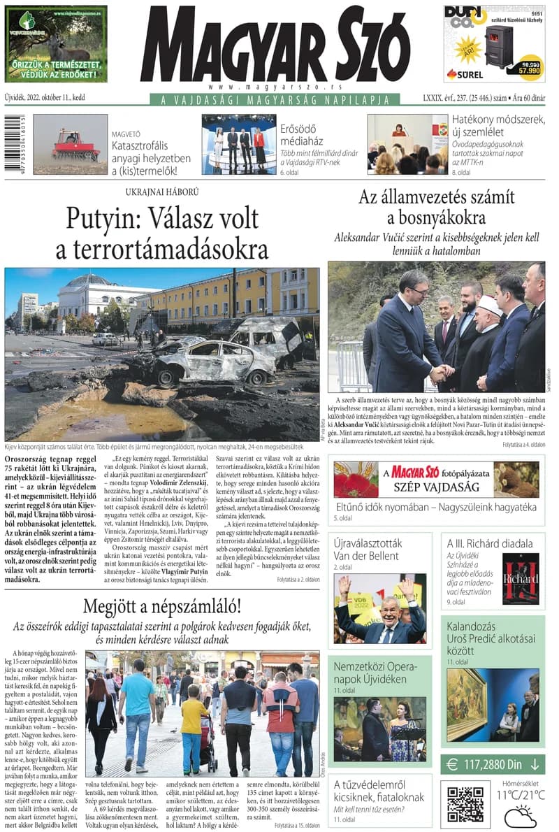 Magyar Szó, 79. évf. 2022. október 11. 237. sz. 1–20. oldal