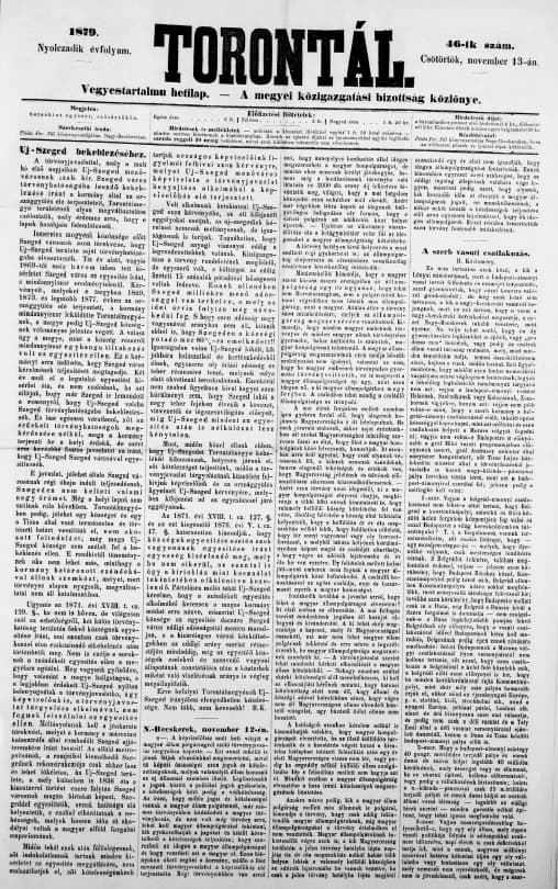 Torontál, 8. évf. 1879. november 13. 46. sz.