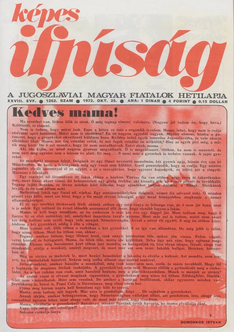 Képes Ifjúság, 28. évf. 1972. október 25. 1262. sz.