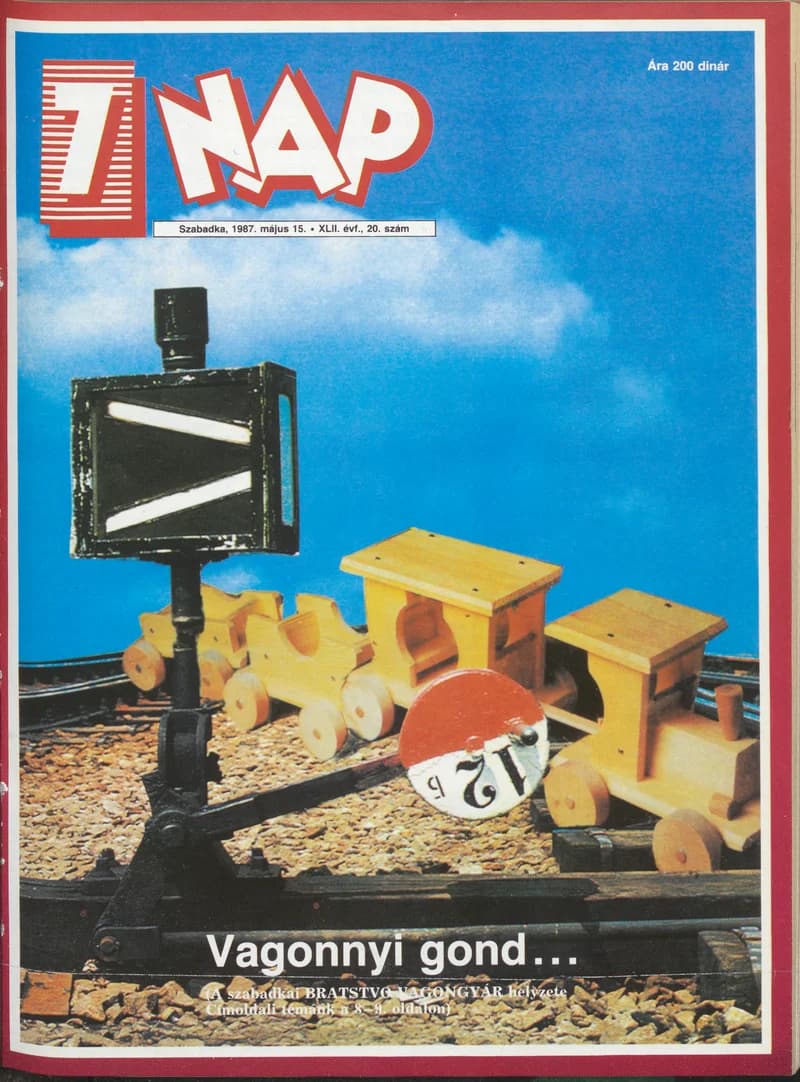 7 Nap, 42. évf. 1987. május 15. 20. sz. 1–76. oldal