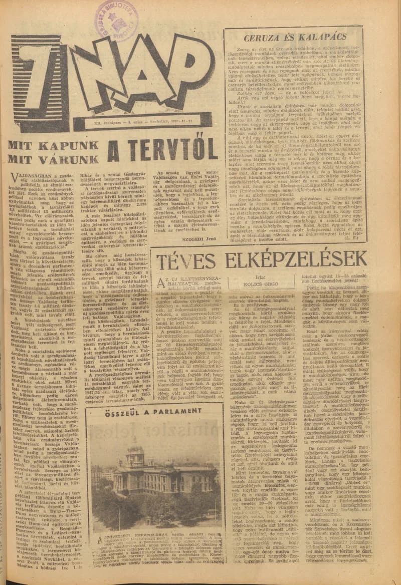 7 Nap, 12. évf. 1957. február 24. 9. sz.