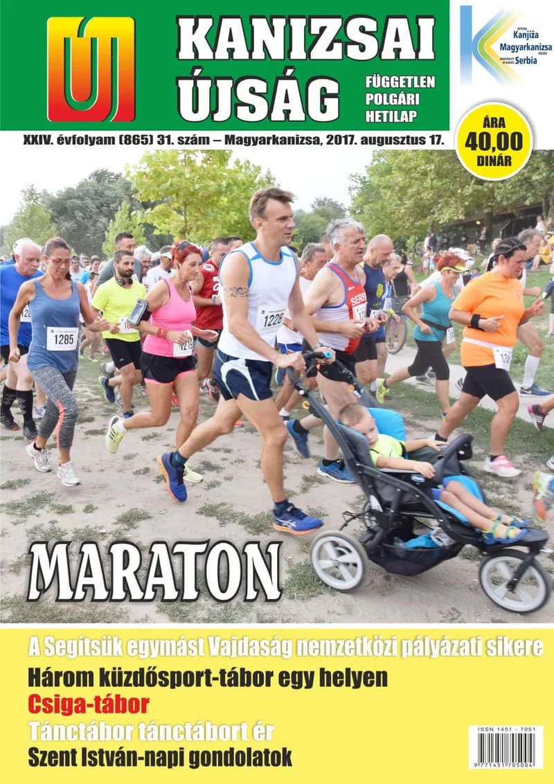 Új Kanizsai Újság, 24. évf. 2017. augusztus 17. 31. sz.