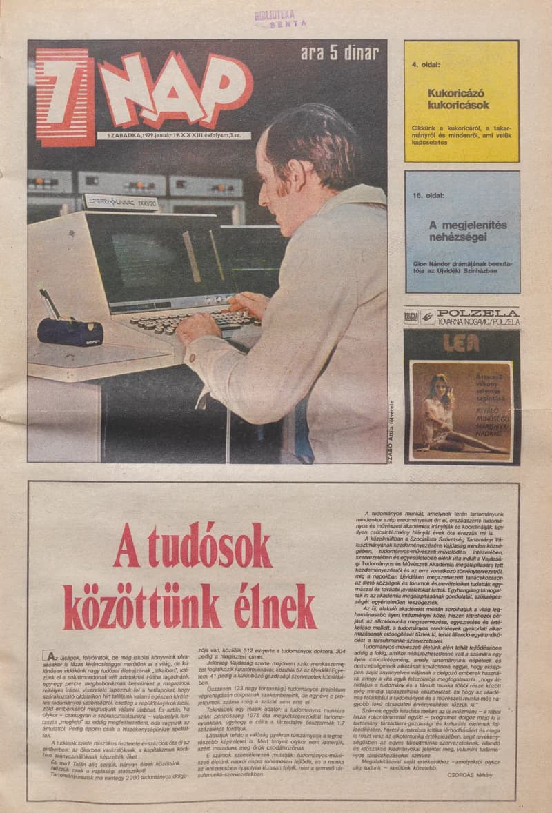7 Nap, 34. évf. 1979. január 19. 3. sz. 1–24. oldal