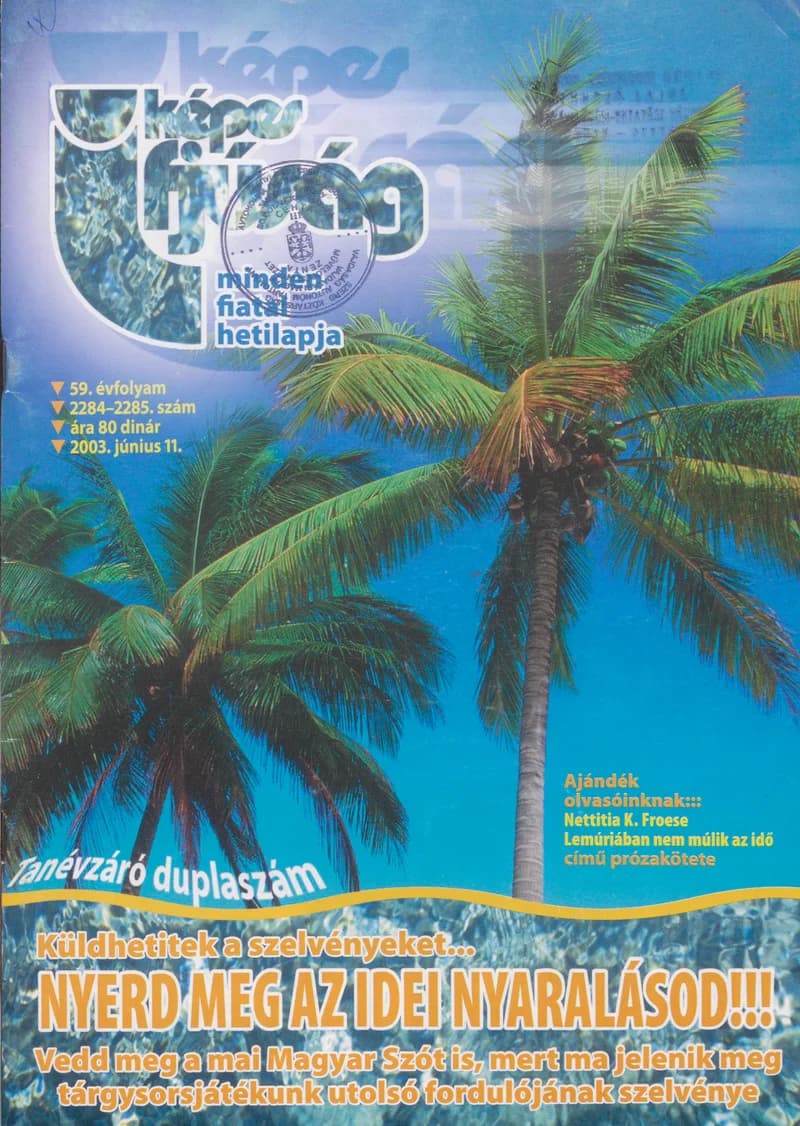 Képes Ifjúság, 59. évf. 2003. június 11. 2284–2285. sz.