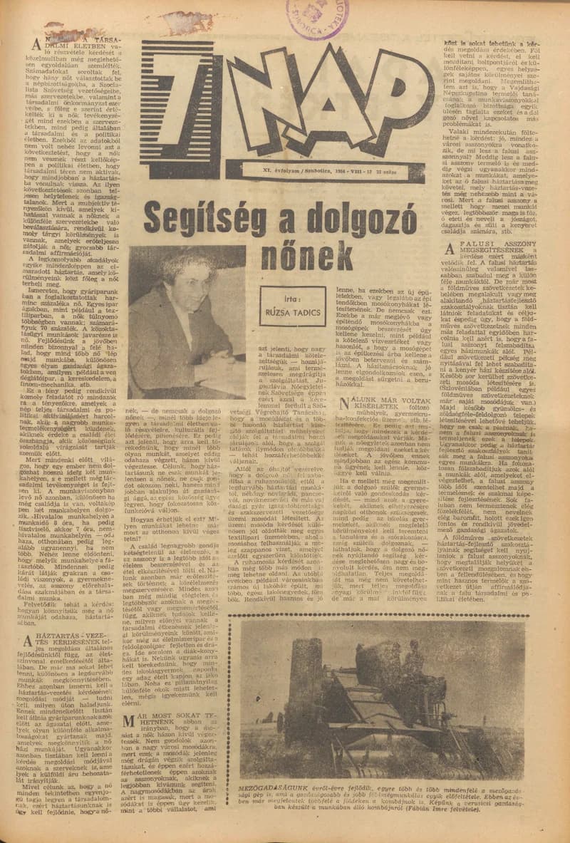 7 Nap, 11. évf. 1956. augusztus 12. 33. sz.