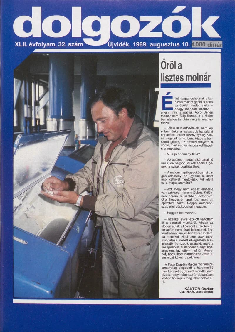 Dolgozók, 43. évf. 1989. augusztus 10. 32. sz.