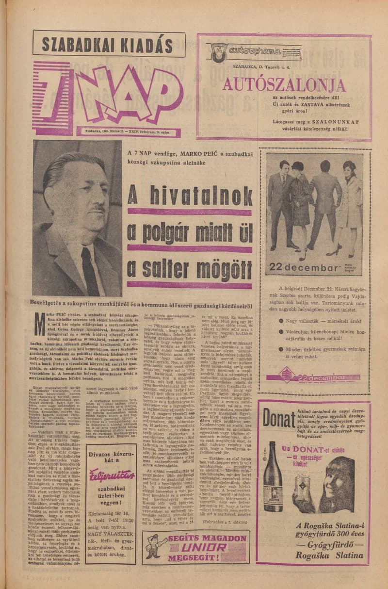 7 Nap, 24. évf. 1969. június 13. 24. sz. 1–16. oldal