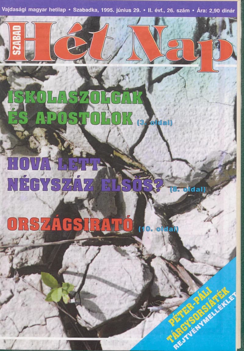 Szabad Hét Nap, 2. évf. 1995. június 29. 26. sz.