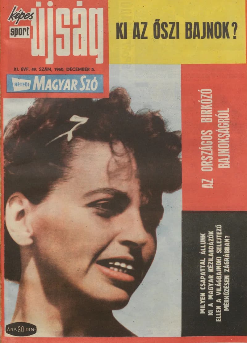 Hétfői Magyar Szó, 11. évf. 1960. december 5. 49. sz.