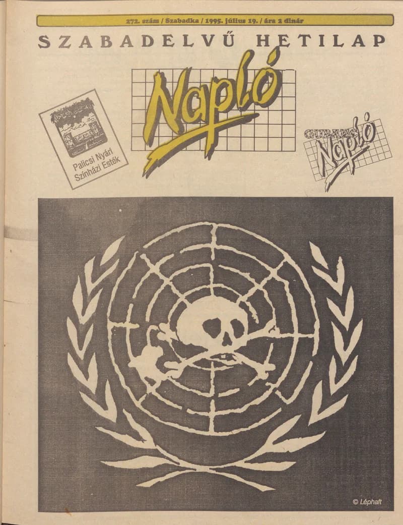 Napló - Szabadelvű hetilap, 6. évf. 1995. július 19. 272. sz.