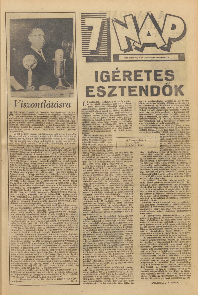 7 Nap, 13. évf. 1958. február 2. 6. sz.
