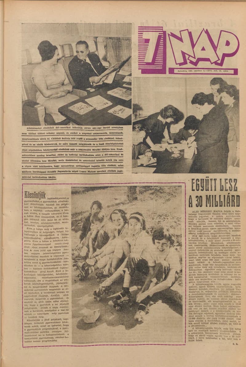 7 Nap, 18. évf. 1963. október 4. 39. sz. 1–20. oldal