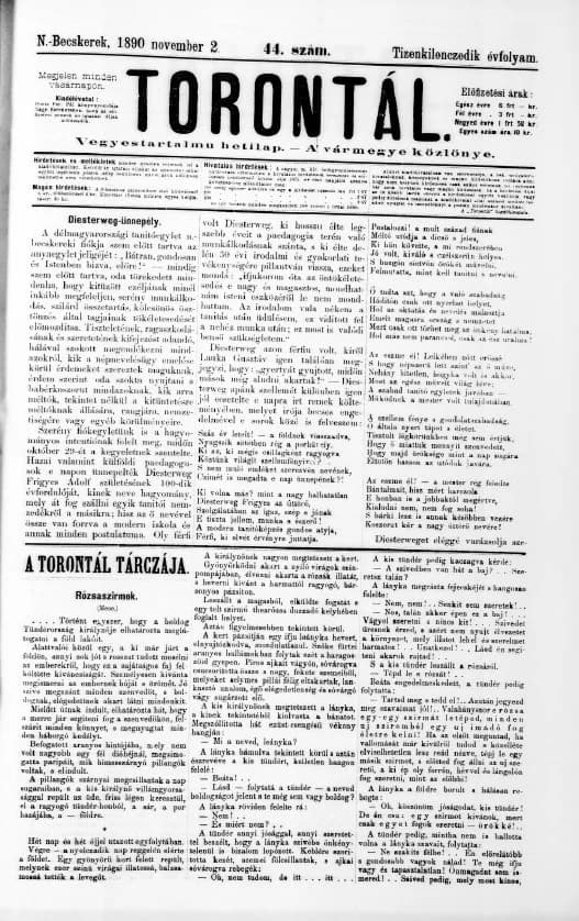 Torontál, 19. évf. 1890. november 2. 44. sz.
