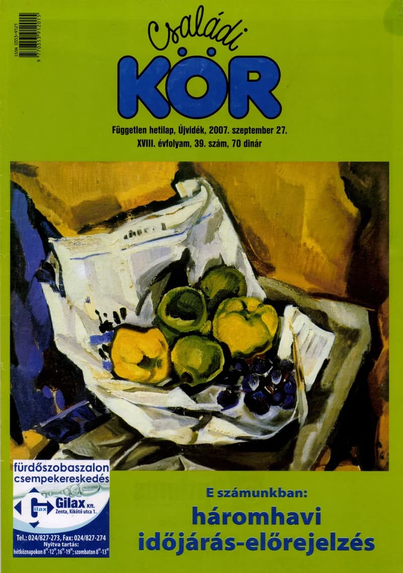 Családi Kör, 18. évf. 2007. szeptember 27. 39. sz.