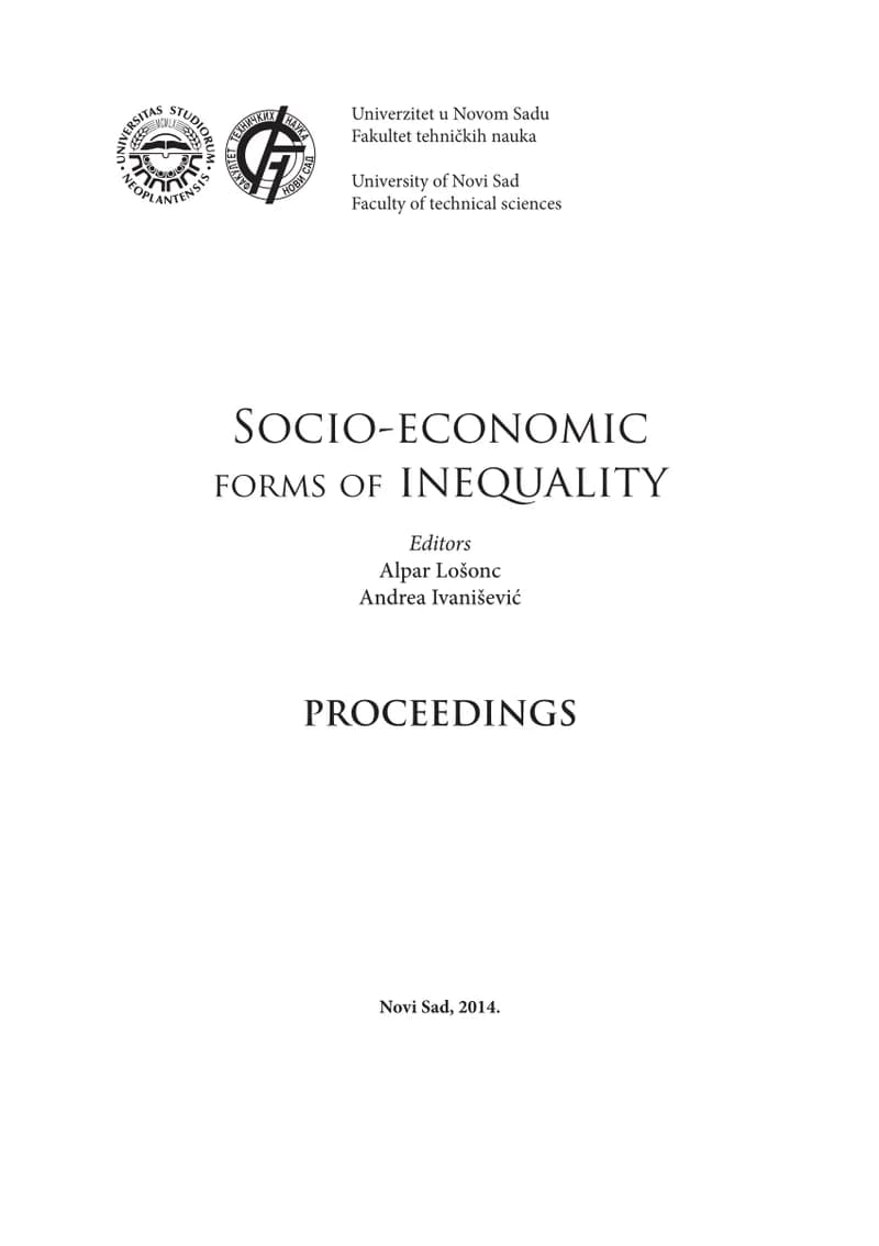 Socio-economic forms of inequality 