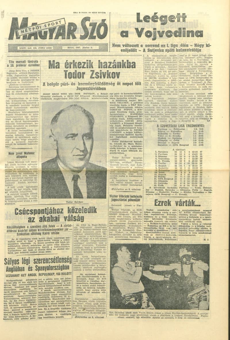 Magyar Szó, 24. évf. 1967. június 5. 151. sz.