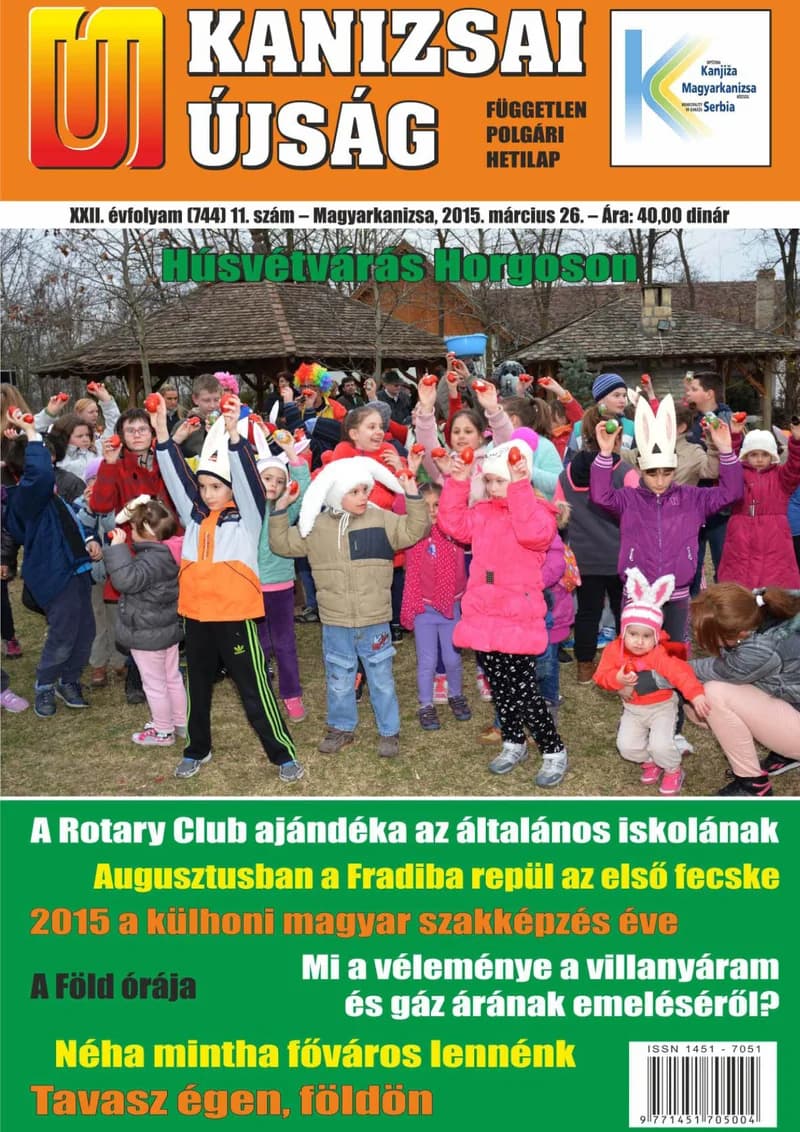 Új Kanizsai Újság, 22. évf. 2015. március 26. 11. sz.