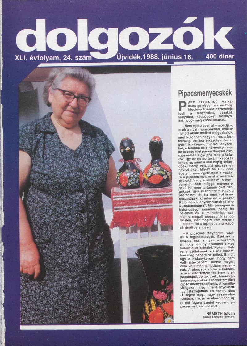 Dolgozók, 42. évf. 1988. június 16. 24. sz.