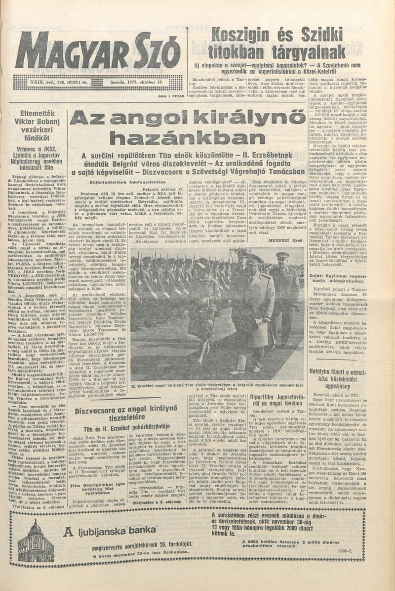 Magyar Szó, 29. évf. 1972. október 18. 288. sz. 1–20. oldal
