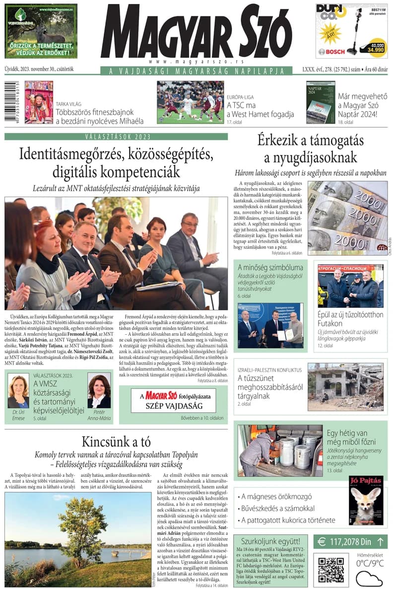 Magyar Szó, 80. évf. 2023. november 30. 278. sz. 1–20. oldal