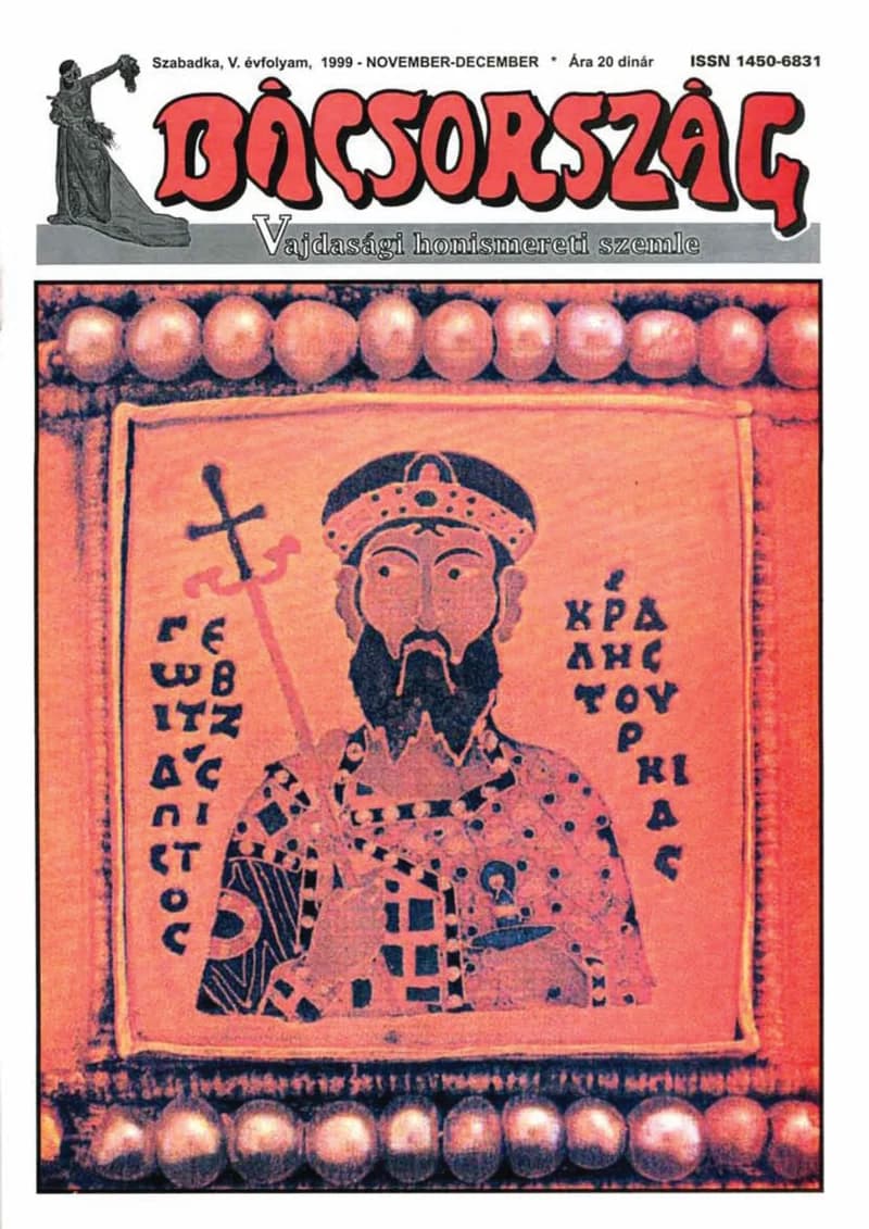 Bácsország, 5. évf. 1999. november – december. 6. sz.