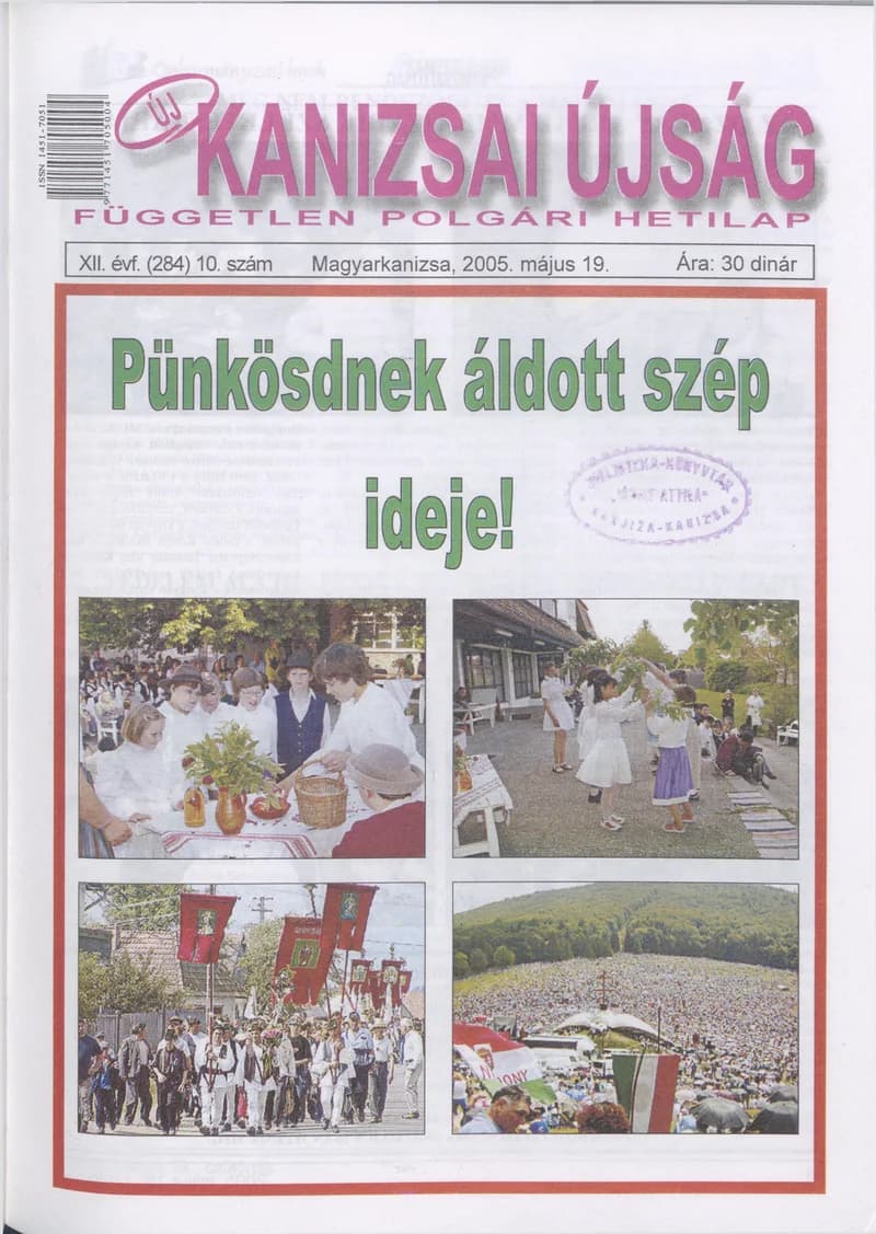 Új Kanizsai Újság, 12. évf. 2005. május 19. 10. sz.