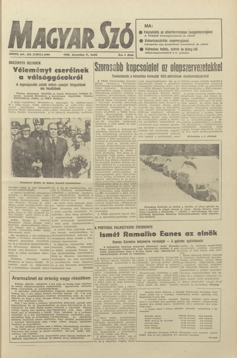Magyar Szó, 37. évf. 1980. december 9. 338. sz. 1–16. oldal