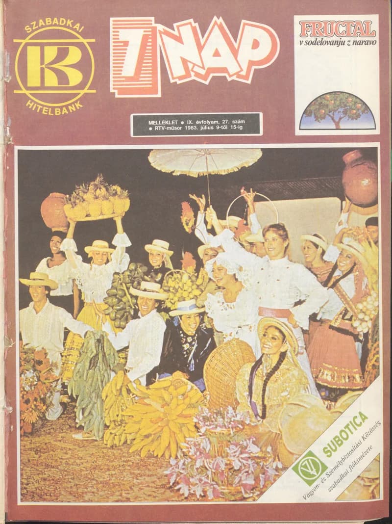 7 Nap melléklet, 9. évf. 1983. július 9. – 15. 27. sz.
