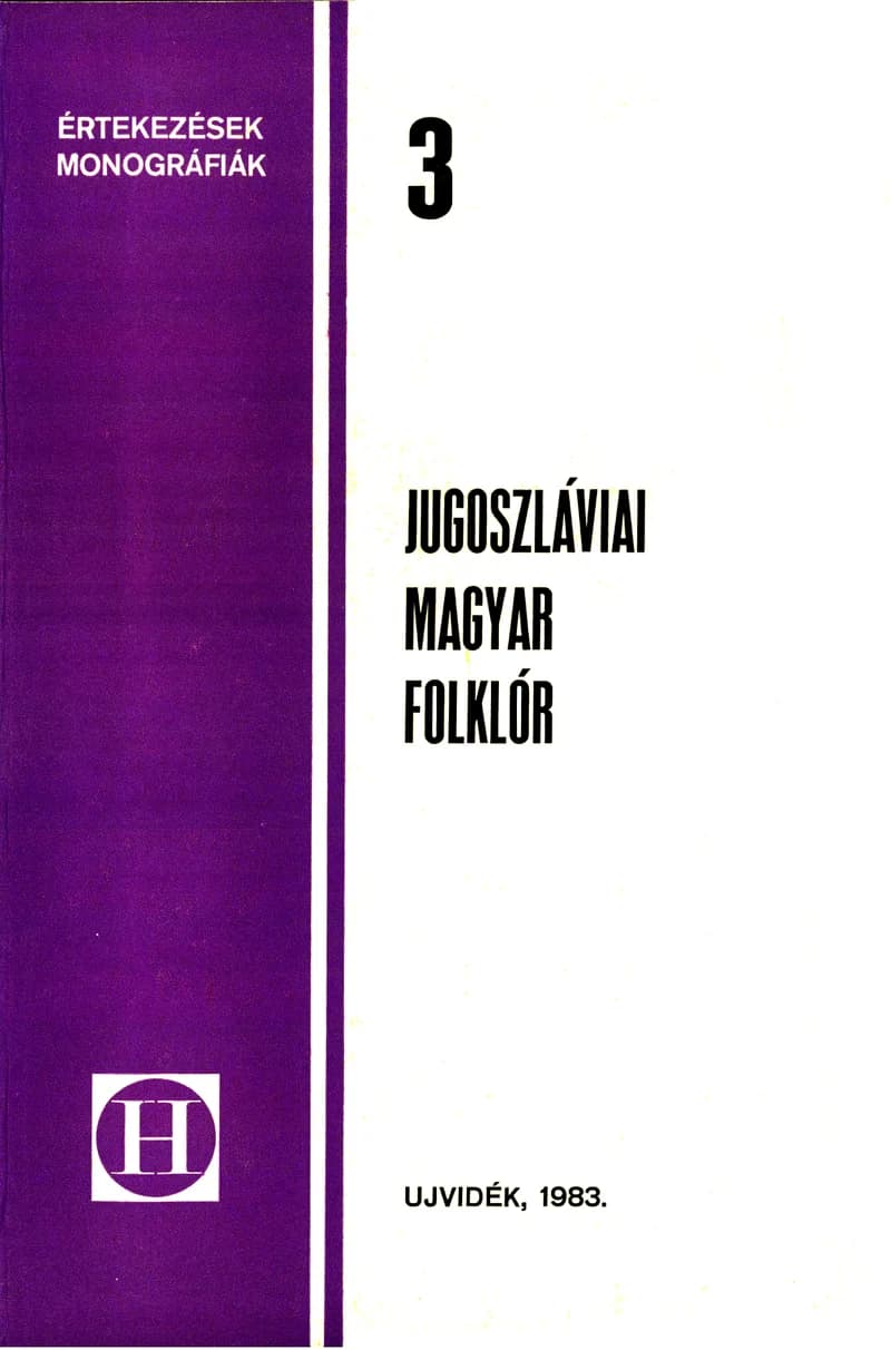 Jugoszláviai magyar folklór