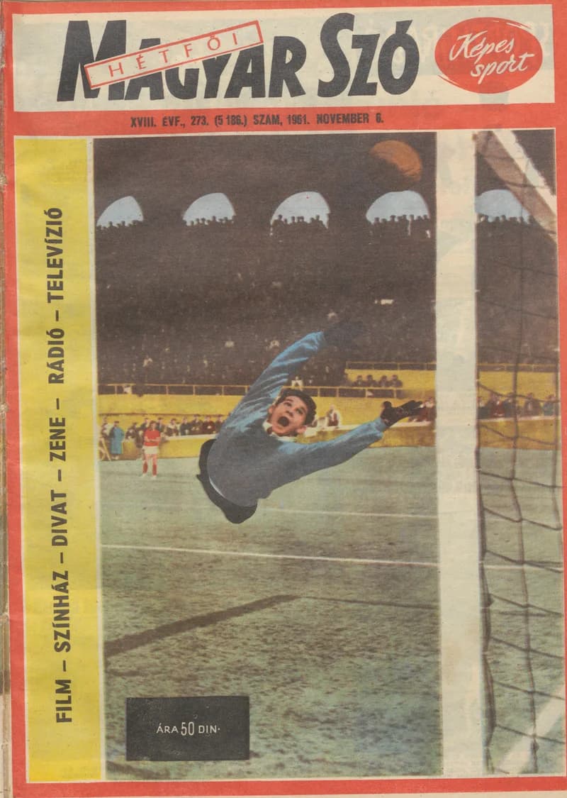 Hétfői Magyar Szó, 18. évf. 1961. november 6. 273. sz.