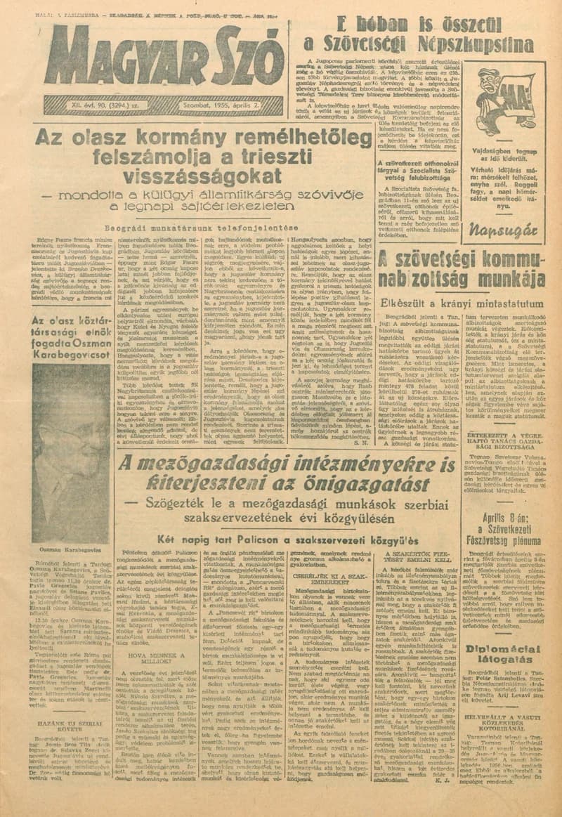 Magyar Szó, 12. évf. 1955. április 2. 90. sz. 1–8. oldal