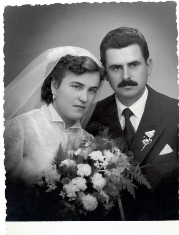 Hatvan Rozália – esküvői fénykép