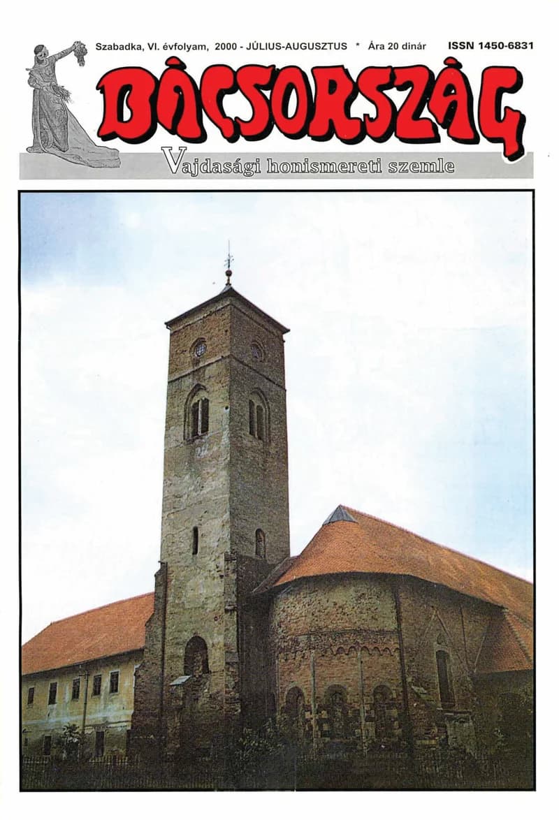 Bácsország, 6. évf. 2000. július – augusztus. 4. sz.