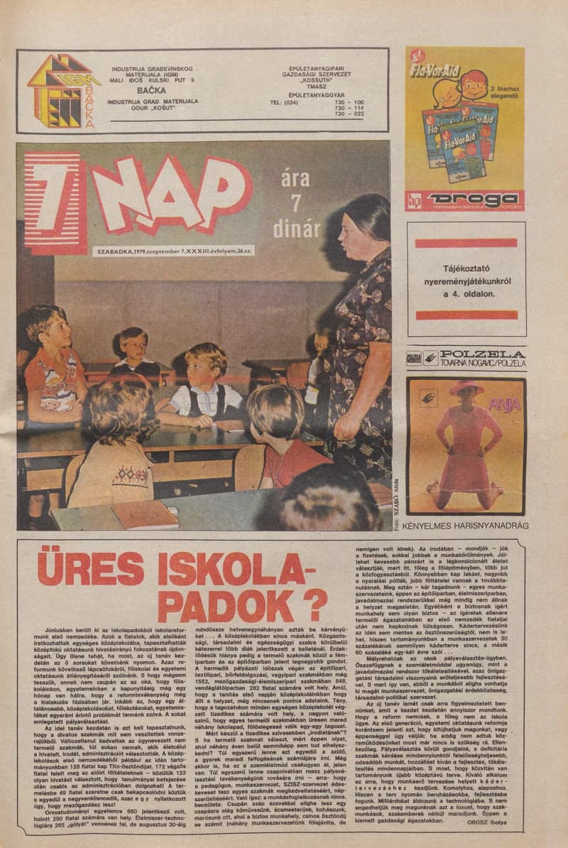 7 Nap, 34. évf. 1979. szeptember 7. 36. sz. 1–24. oldal