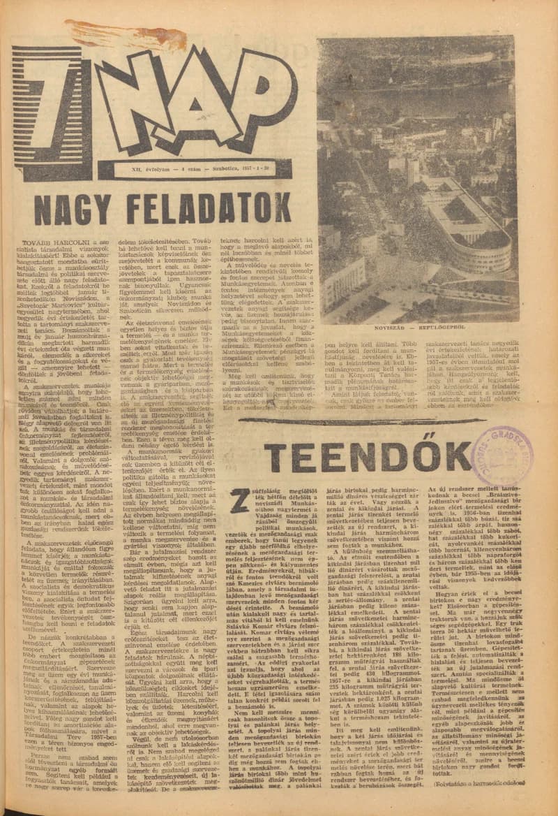 7 Nap, 12. évf. 1957. január 20. 4. sz.