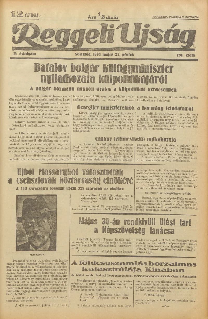 Reggeli Újság, 15. évf. 1934. május 25. 120. sz.