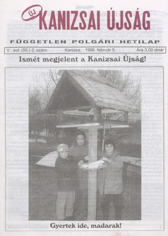 Új Kanizsai Újság, 5. évf. 1998. február 5. 2. sz.