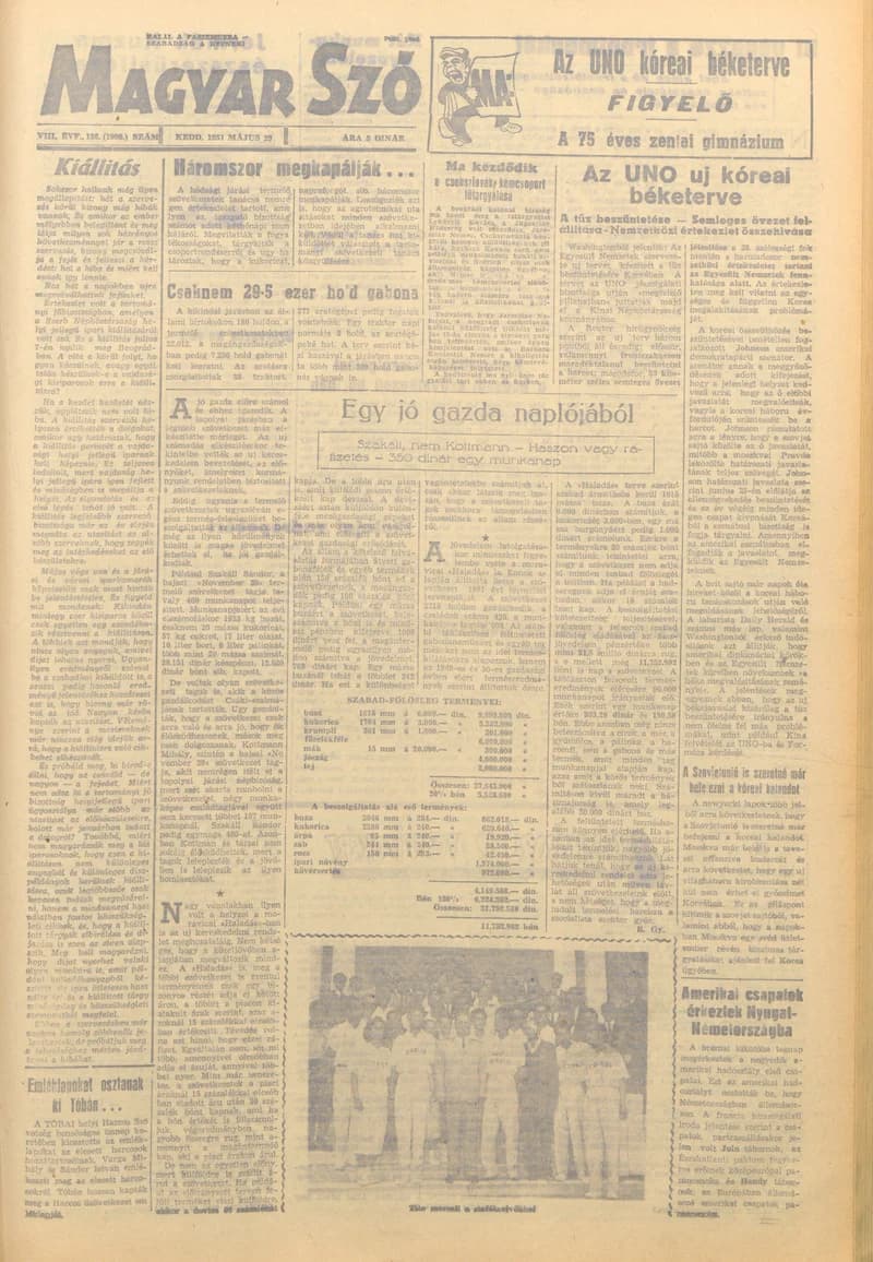 Magyar Szó, 8. évf. 1951. május 29. 126. sz. 1–4. oldal