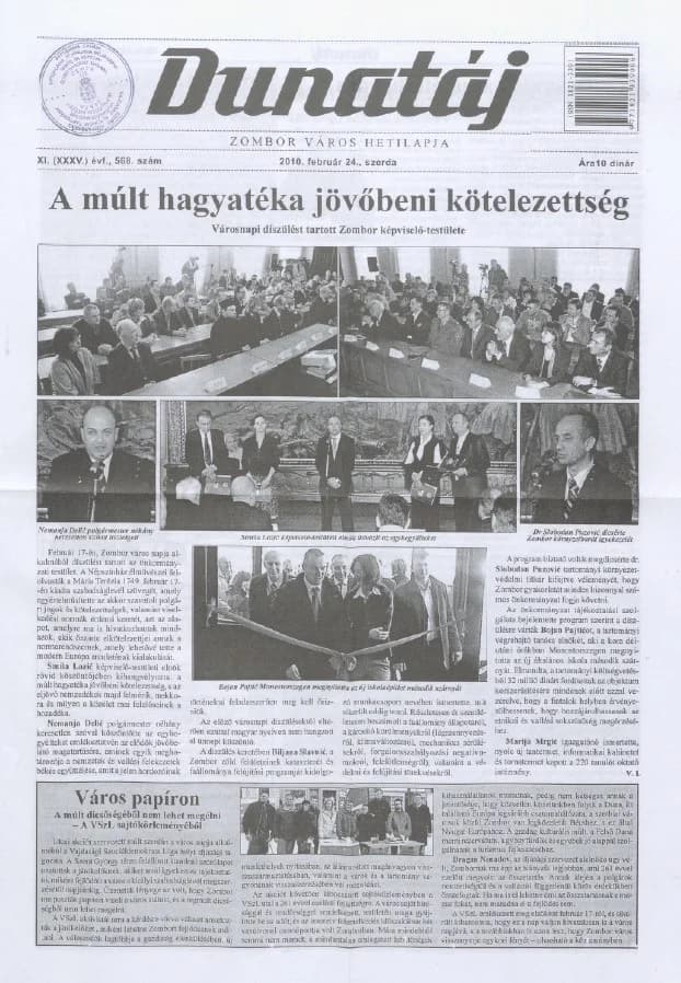 Dunatáj, 12. évf. 2010. február 24. 568. sz.
