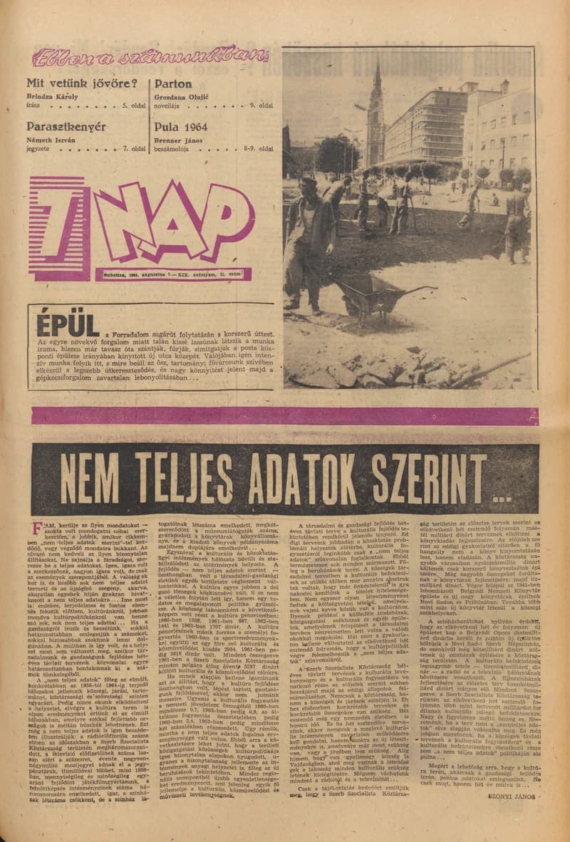 7 Nap, 19. évf. 1964. augusztus 7. 31. sz. 1–20. oldal