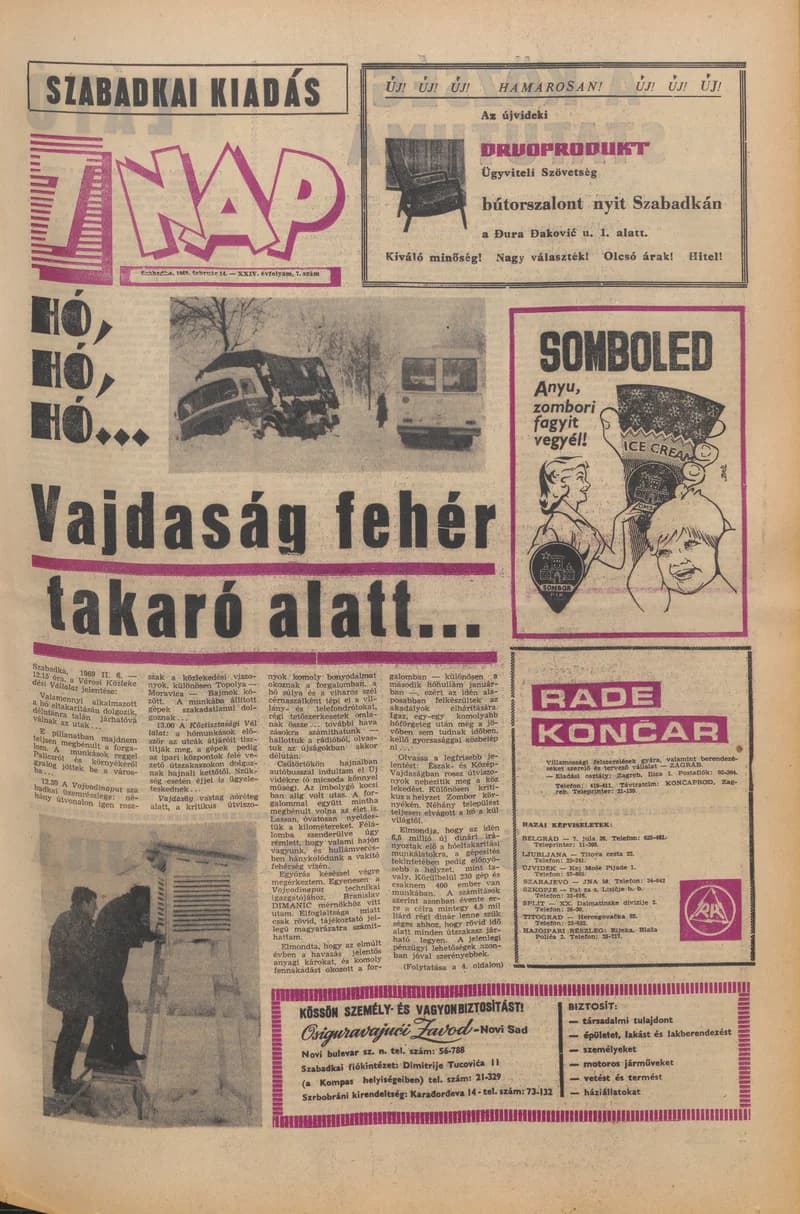 7 Nap, 24. évf. 1969. február 14. 7. sz. 1–16. oldal