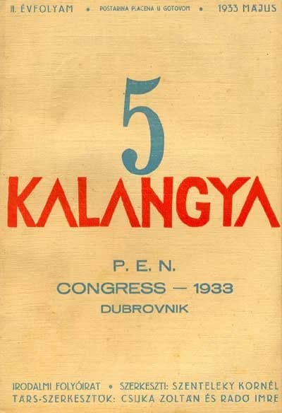 Kalangya, 2. évf. 1933. május. 5. sz. 289–360. oldal