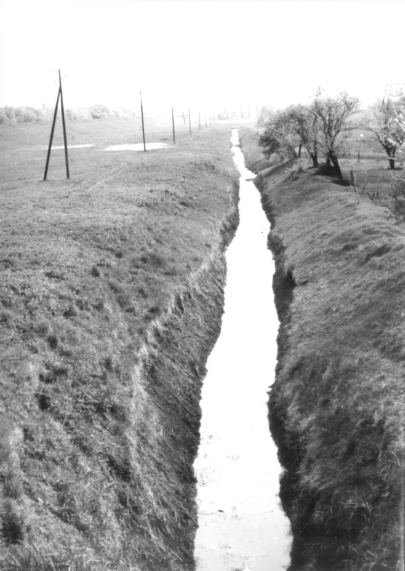 Kanális a zentai rétben