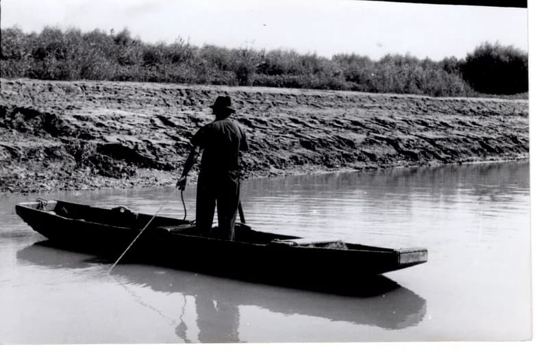 Halász munka közben