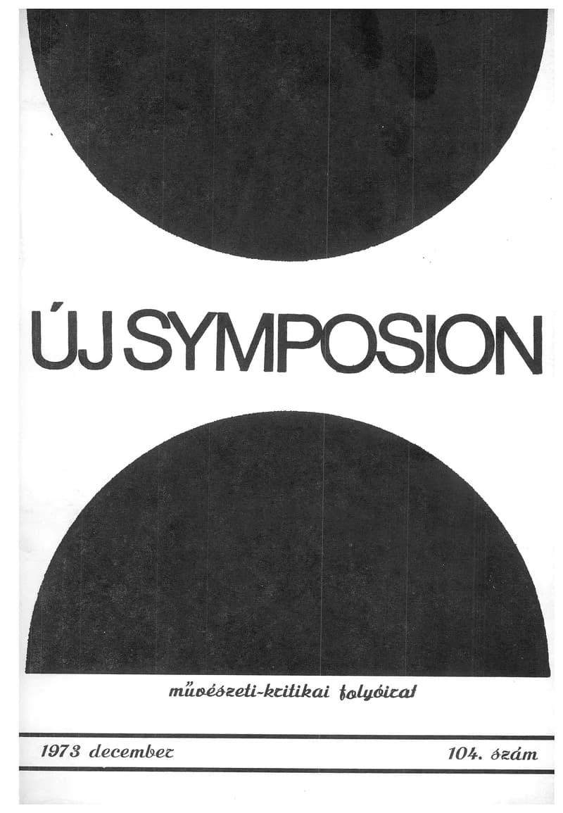 Új Symposion, 9. évf. 1973. december. 104. sz. 1077–1156. oldal