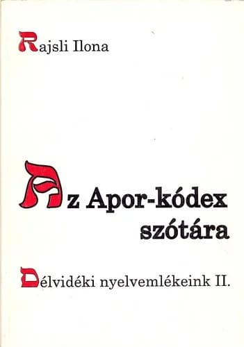 Az Apor-kódex szótára 