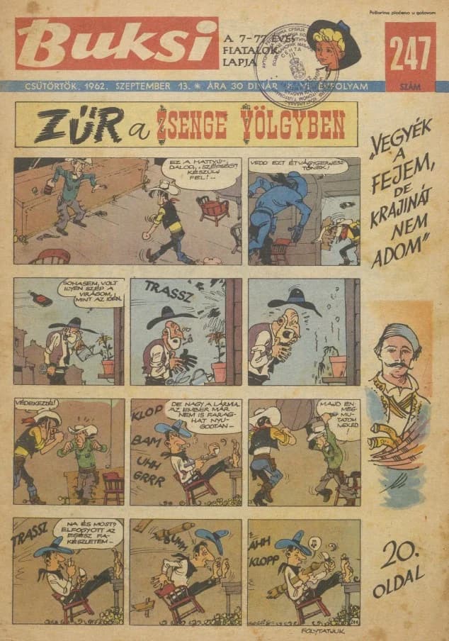 Buksi, 6. évf. 1962. szeptember 13. 247. sz.